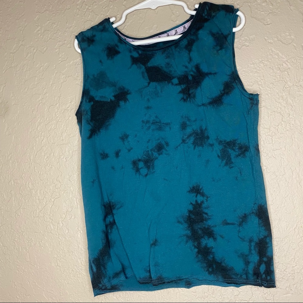 NWOT Art Class Turquoise & Black Tie Dye Matching Set